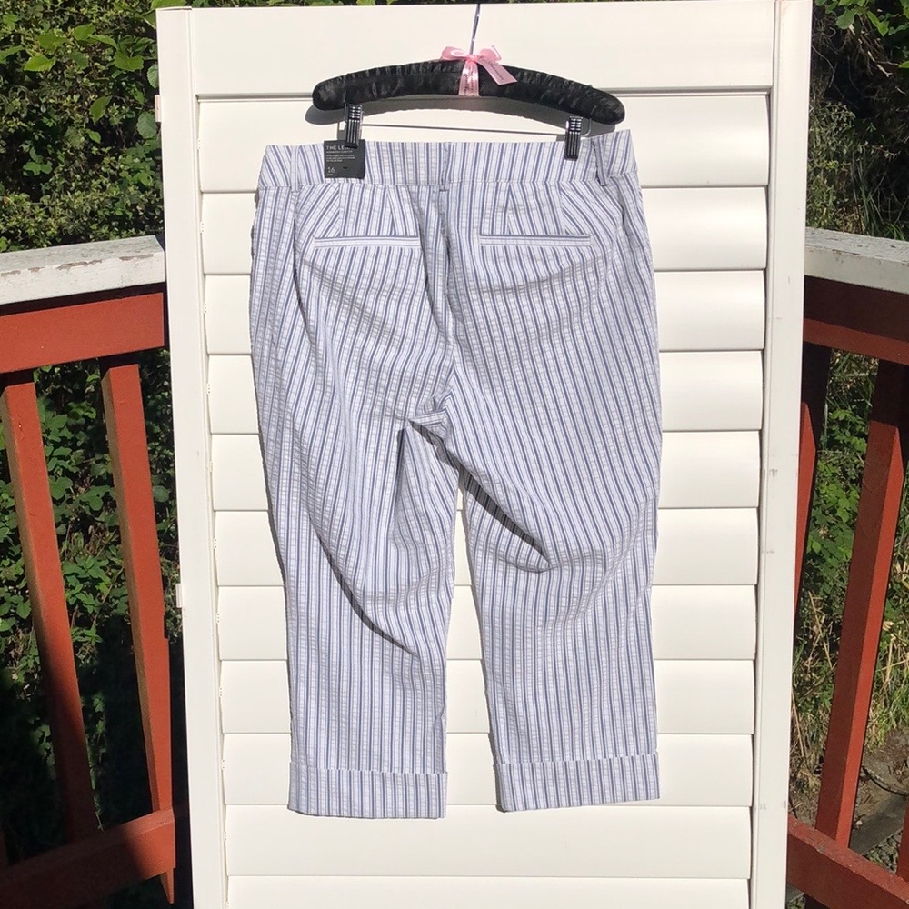 NWT Lane Bryant The Lena Striped Capris Size 16 - Picture 10 of 12